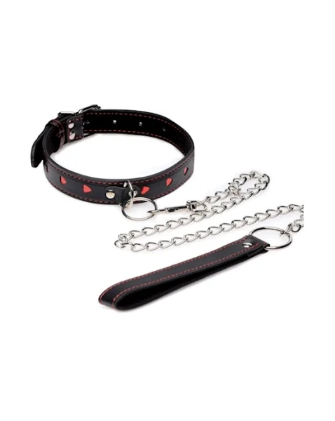 Heart Ache 5 Piece Bondage Set - Black