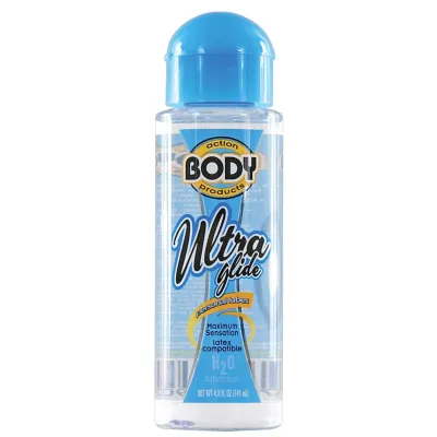 Body Action Ultra Glide Water Based 4 8 oz Bottle