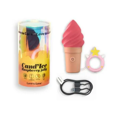 Love To Love Cand ice Vibrator Raspberry