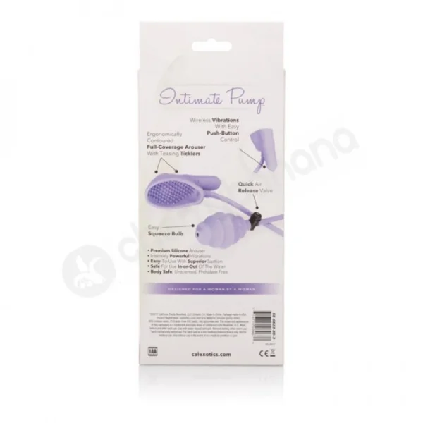 Purple Silicone Pro Vibrating Intimate Pussy Pump