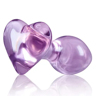 Crystal Heart Butt Plug