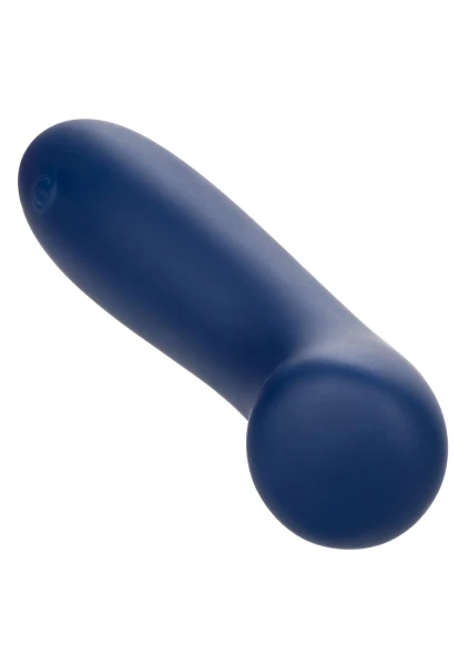 Cashmere Satin G Rechargeable Waterproof Silicone G-Spot Vibrator By CalExotics - Blue