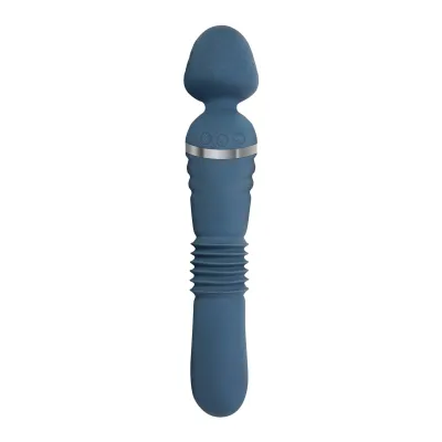 Adam Eve The Dual End Thrusting Wand Aqua
