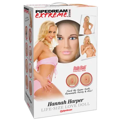 Pipedream Products Extreme Dollz Hannah Harper Life Size Doll
