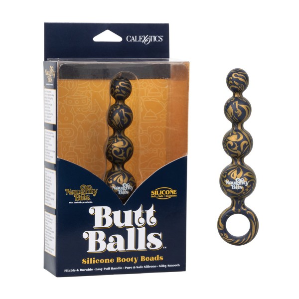 Naughty Bits Butt Balls Silicone Booty Beads