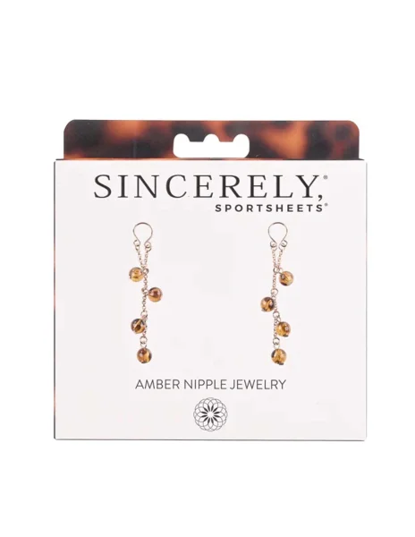 Sincerely Amber Nipple Jewelry