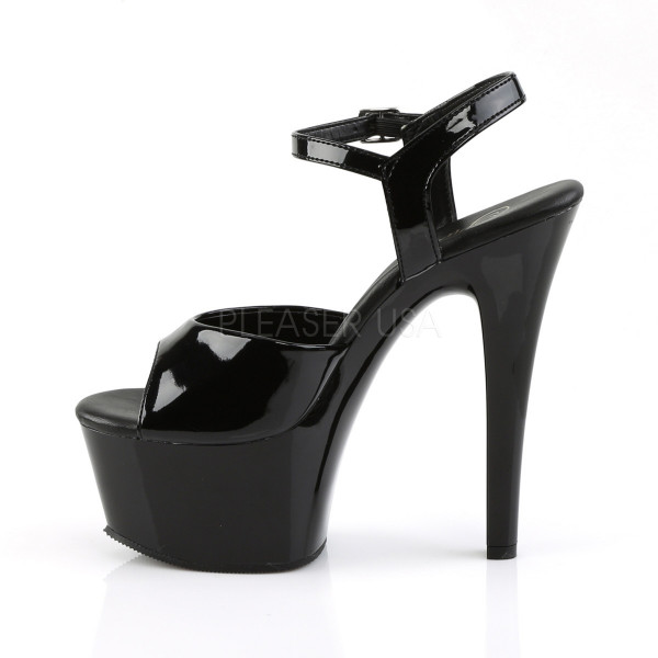 6 inches Heel, 2 1/4 inches PF Vegan Friendly Ankle Strap Sandal — image 23 of 25