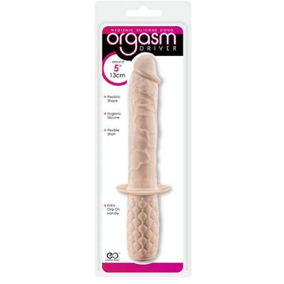 Orgasm Driver Flesh 12 7 cm 5 Dong with Handle