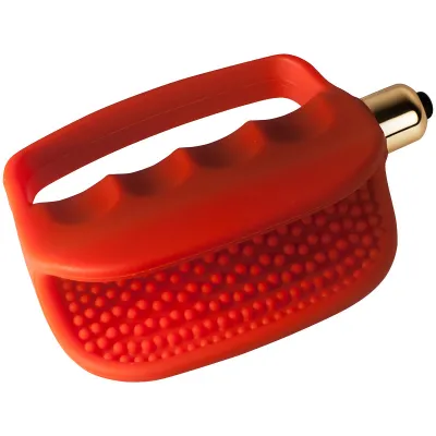 Rocks Off 7 Speed Hand Solo Vibrating Masturbator Red