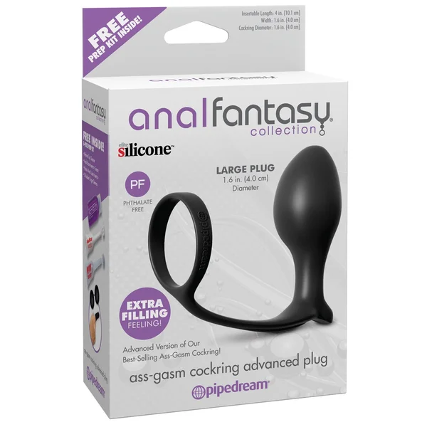 Anal Fantasy Collection Ass Gasm Cockring  Advanced Plug — image 21 of 23