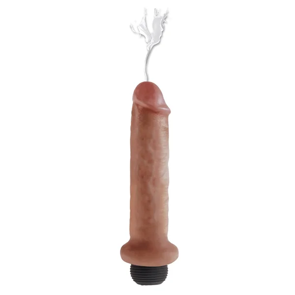 King Cock 7" Squirting Cock - Tan — image 13 of 17