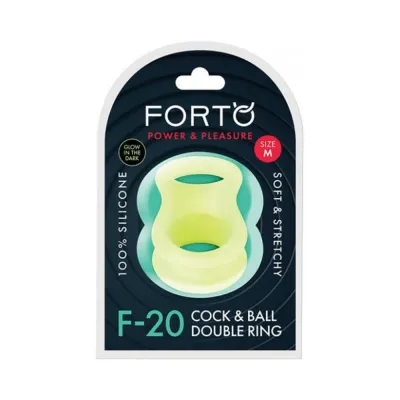 Forto F 20 Balls Stretcher Liquid Silicone 55 72 Mm Glow in the dark