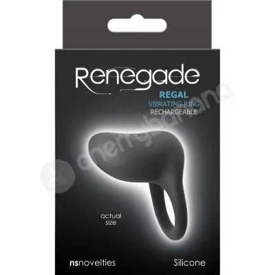 Renegade Regal Black Pleasure Vibrating Ring