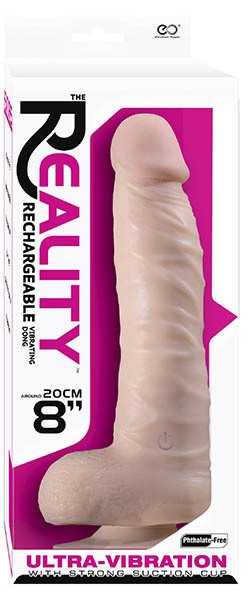 8'' Ultra Vibrating Cock + Balls