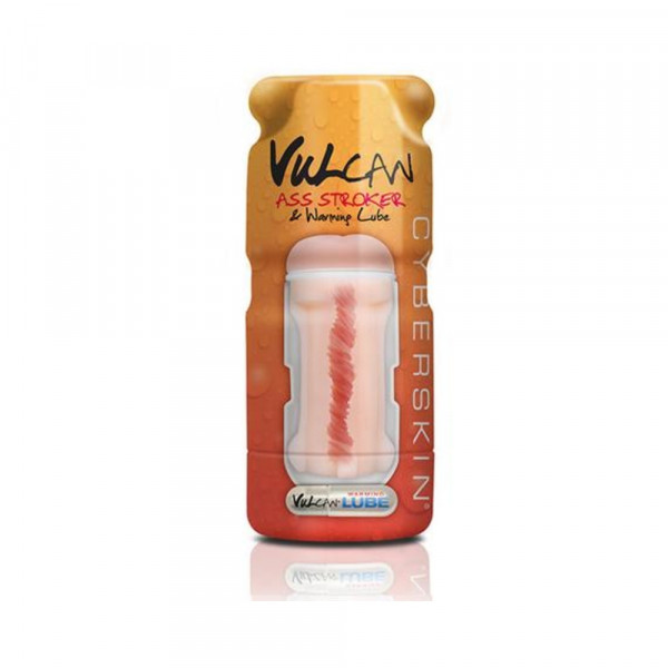 CyberSkin Vulcan Ass Stroker with Warming Lube