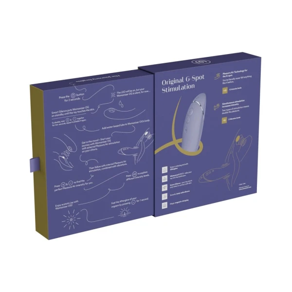 Clitoral Stimulation:  Womanizer Og G-spot Pleasure Air Stimulator Lilac