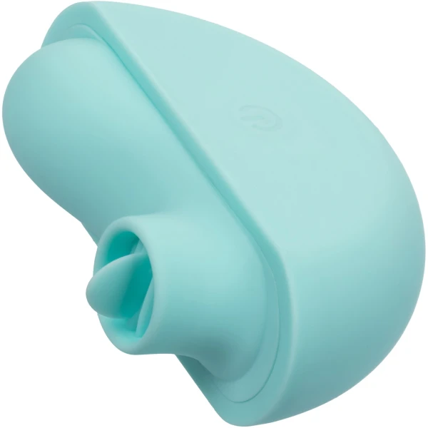 Ovation Rave Rechargeable Silicone Waterproof Flickering Clitoral Vibrator By CalExotics - Blue