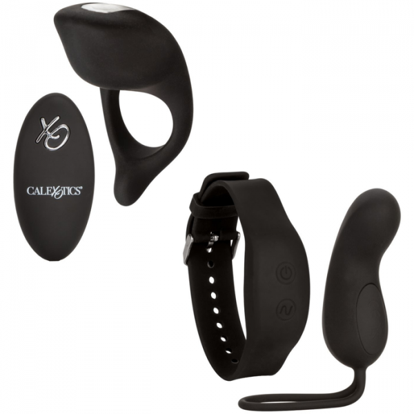 Remote Vibrating Foreplay Kit For Couples - Wireless Vibrating Bullet And Cockring