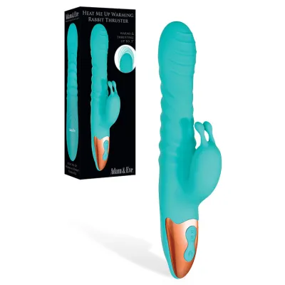 Adam and Eve 9 3 Heat Me Up Warming Thrusting Rabbit Vibrator