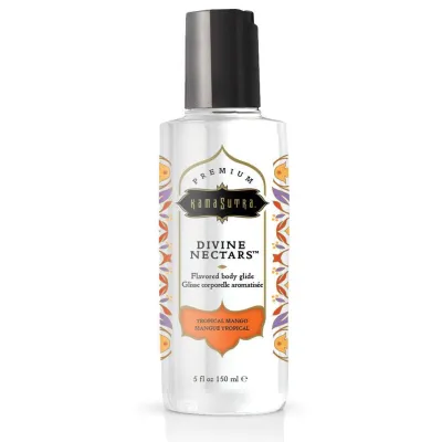 Divine Nectars Flavored Body Glide Tropical Mango 5 Fl Oz 150ml