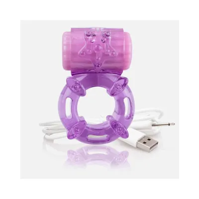 Charged Big O Vibrating Cock Ring Purple
