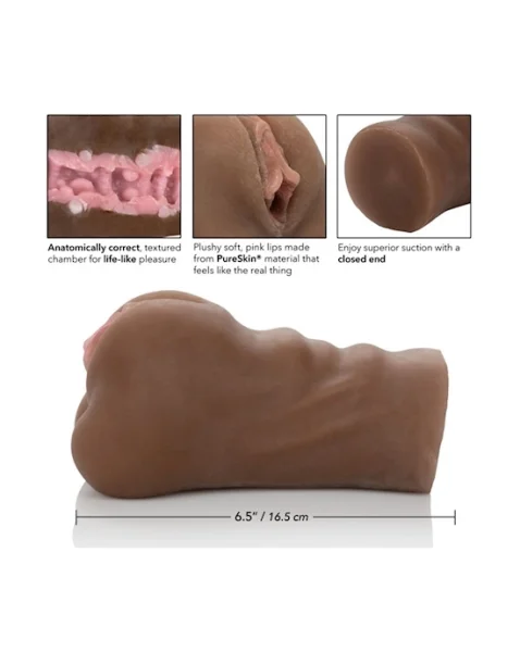 Stroke It Pussy Mastorbator - Brown