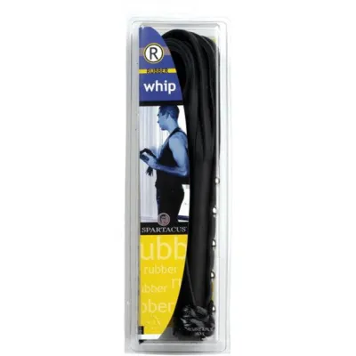 Rubberline Strap Whip 20 Inch Black