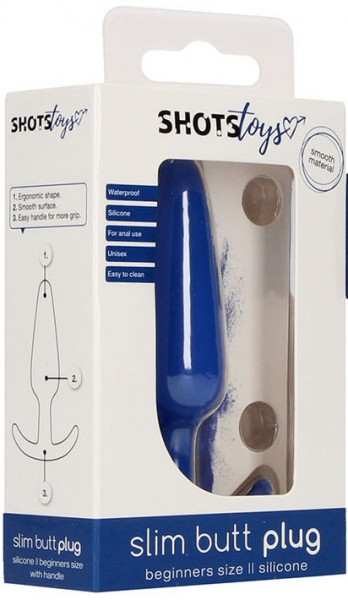 Slim butt plug