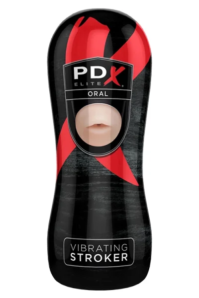 Pipedream 6.5" Vibrating Realistic Mouth Masturbator