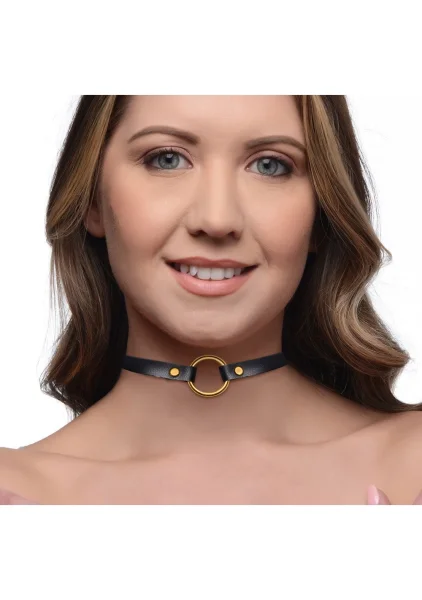 Posh Pet Gold Ring Slim Choker
