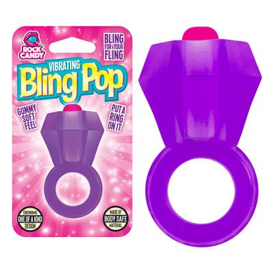 Purple Vibrating Cock Ring