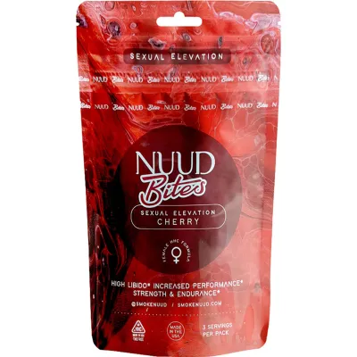 NUUD BITES Aphrodisiac Gummies Female Cherry