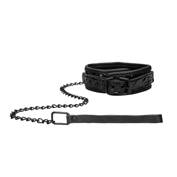 Ouch! Luxury Collar with Leash