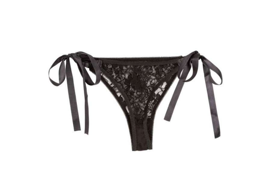 Remote Control Lace Thong Set