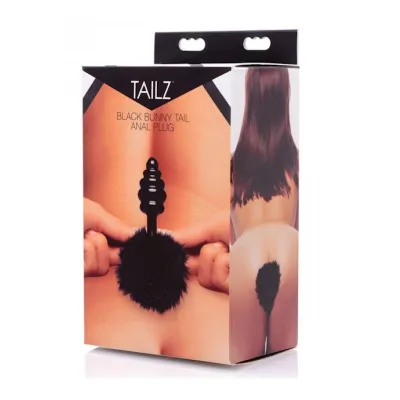 Fur Bunny Tail Anal Plug 5 Inch