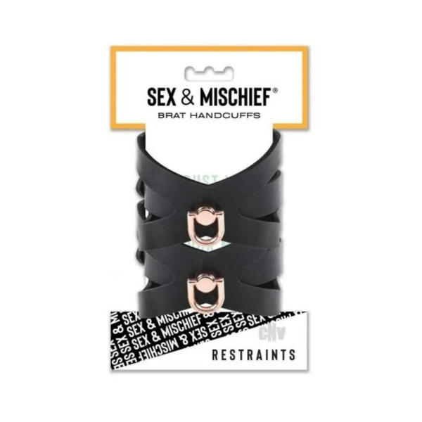 Restraints: Sportsheets Sex & Mischief Brat Handcuffs