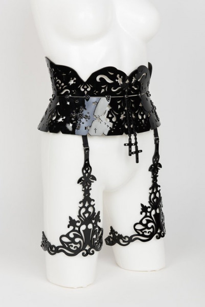 Nero Waist Garter Belt
