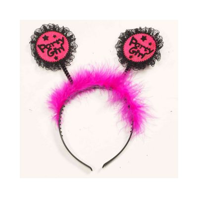 Party Girl Headband blk pink