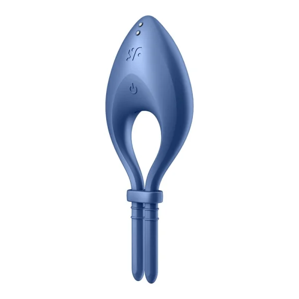 Satisfyer Bullseye Blue App Controlled Adjustable Vibrating Cockring