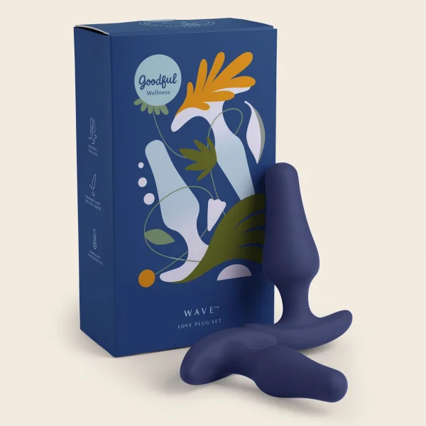 Goodful Wellness Wave Silicone Anal Plug Set