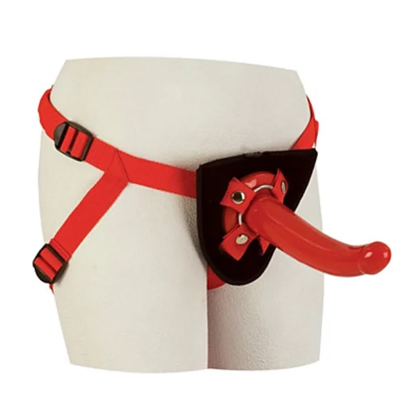 Sophias Red Rider Strap On Dildo