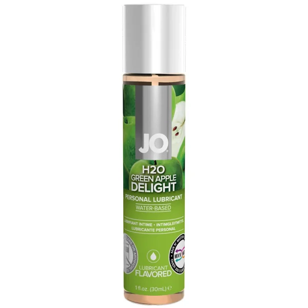 System JO H2O Flavored Lubricant Green Apple