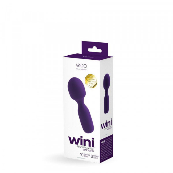 VeDO WINI Mini Vibrator Wand - Purple — image 5 of 13