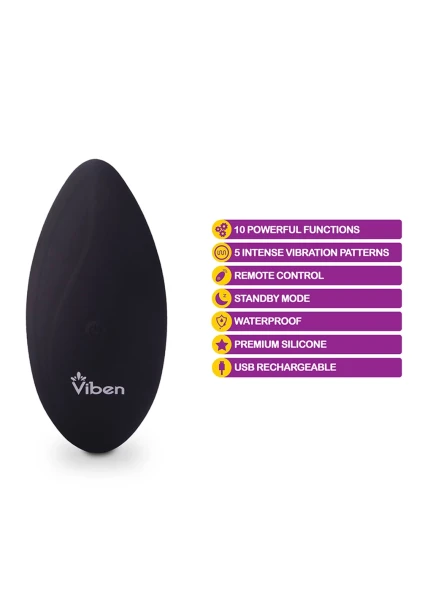Viben Racy Wearable Clitoral Vibrator with Remote Control