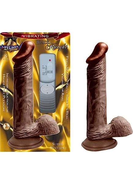 Vibrating Dildos: Lifelikes Vibrating Knight 8in