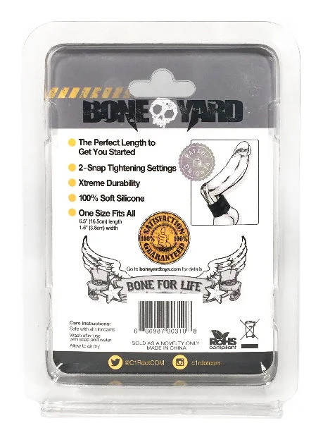Boneyard 1.5inch Silicone Ball Strap - 3 Snap - Black — image 16 of 16