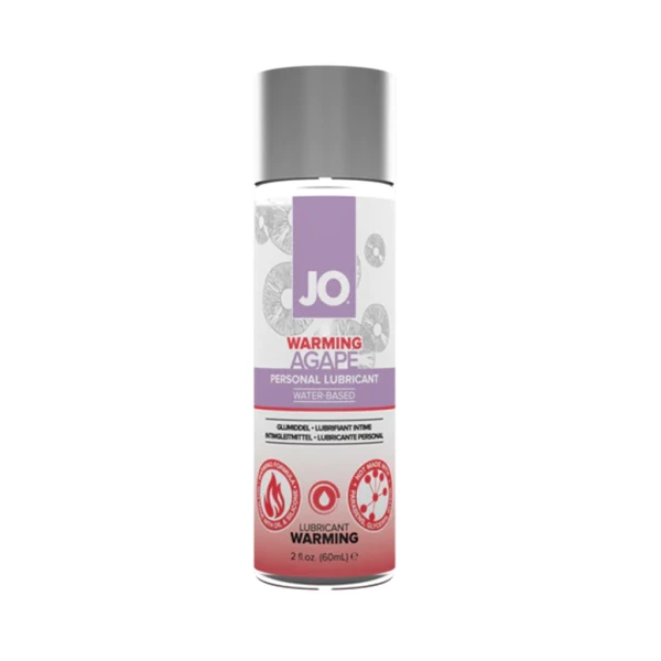 JO Agapé Warming Water Based Personal Lubricant 2 fl oz