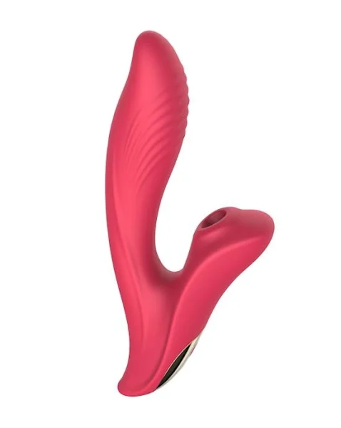 Amore Ribbed Suction Rabbit Vibrator