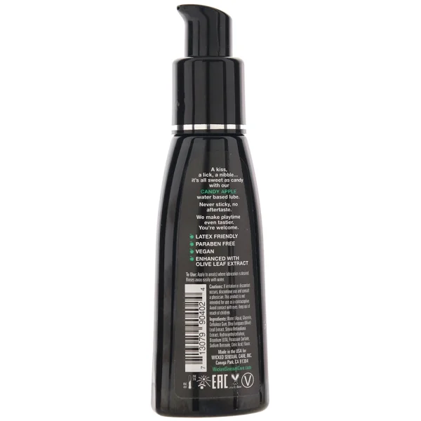 Wicked Aqua Candy Apple Water Based Personal Lubricant 2 fl oz
