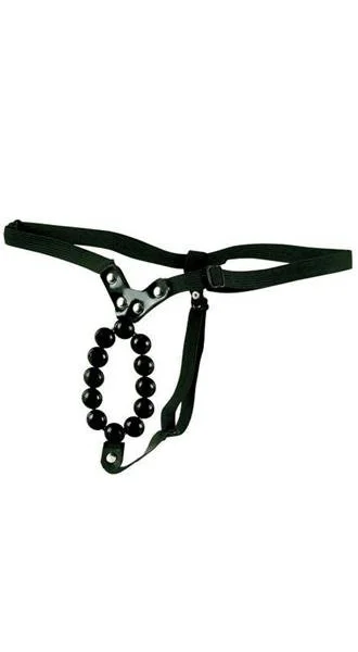 Lover's Thong w/Stroker Beads